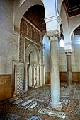 Marrakech - Medina meridionale, Tombe Saadiane, la sala del mihrab.